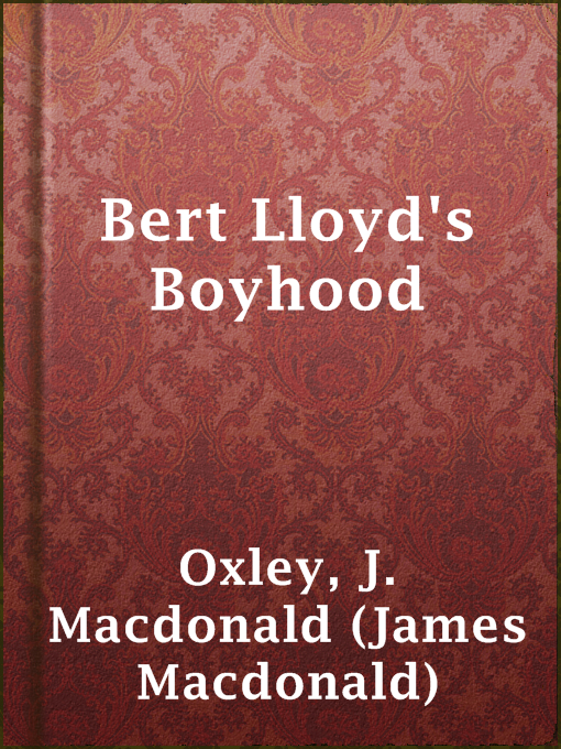 Cover image for Bert Lloyd's Boyhood